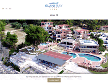 Tablet Screenshot of elani-resort.gr